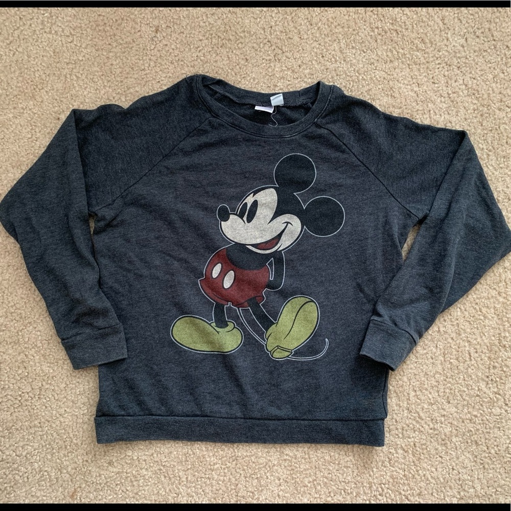 Vintage style Mickey Mouse Crewneck. Womens Medium